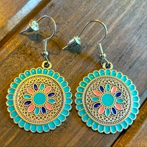💥HOST PICK💥Retro Kaleidoscope Drop Earrings